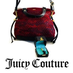 Juicy Couture Tweed Cross Body And GWP Charm